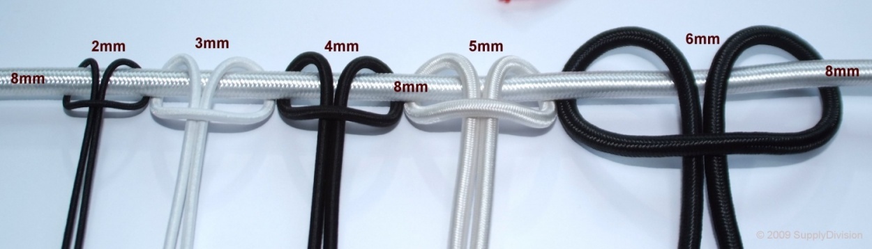 Fluorescent Round elastic shock cord